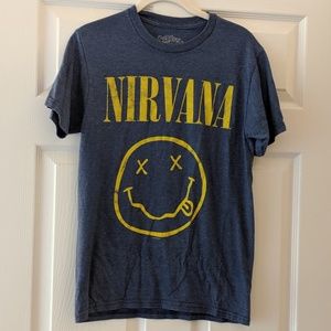 Women's Nirvana Band Tee Shirt, Size M